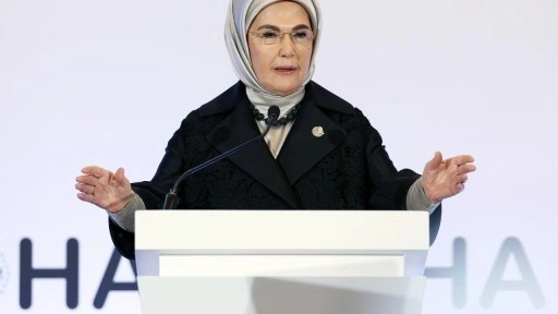 Emine Erdoğan'dan İsrail'e tepkii