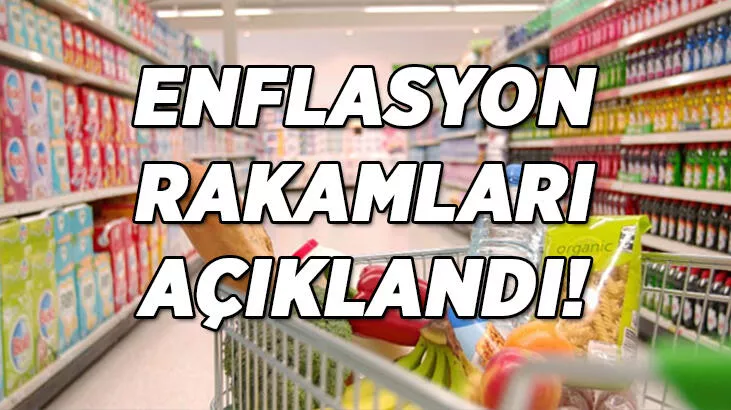 Enflasyon rakamları açıklandı