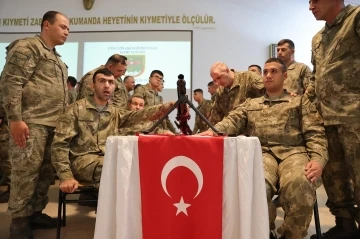 Engelli bireyler temsili askerlik yaptı
