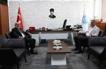 Erciyes A.Ş. Yönetim Kurulu Başkanı Elcuman’dan Rektör Karamustafa’ya ziyaret
