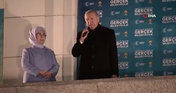 Erdoğan Ankara'da Balkon Konuşması Yaptı