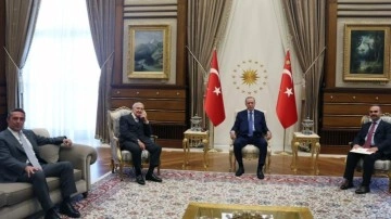 Erdoğan, Rahmi Koç ve Ali Koç'u kabul etti!