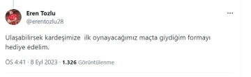 Eren Tozlu’dan minik hayranına çağrı
