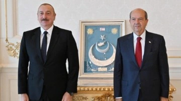 Ersin Tatar, Aliyev'le görüştü