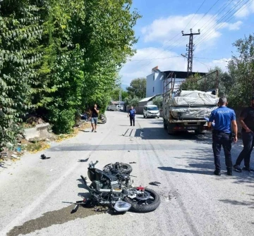 Erzin’de trafik kazası: 1 yaralı
