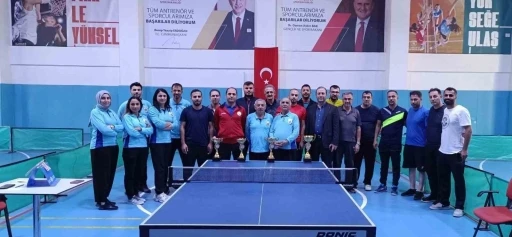 Erzincan’da 2. Kamu Spor Oyunları Masa Tenisi turnuvası tamamlandı
