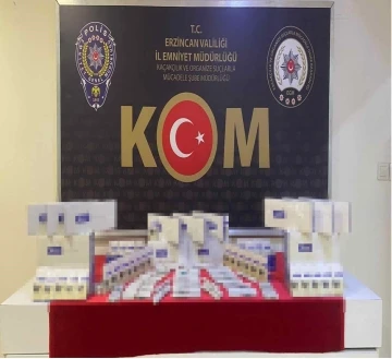 Erzincan’da 45 adet kaçak büyüme hormonu ile botoks iğnesi ele geçildi
