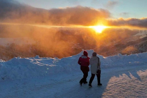 Erzincan’da en düşük hava sıcaklığı eksi 27 derece ile Otlukbeli’de ölçüldü
