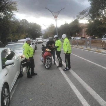 Erzincan’da motosiklet denetimi
