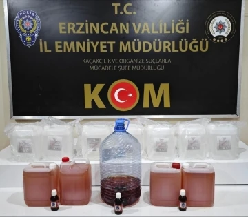 Erzincan’da sahte alkol üretimi yapan 4 kişi yakalandı

