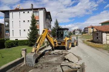 Erzincan’da üst yapı çalışmalarına devam ediyor
