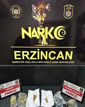 Erzincan’da uyuşturucu operasyonu: 4 gözaltı
