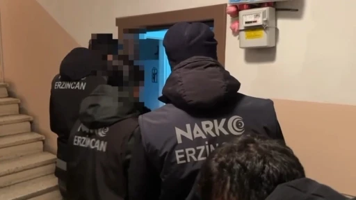 Erzincan merkezli uyuşturucu operasyonu: 9 gözaltı
