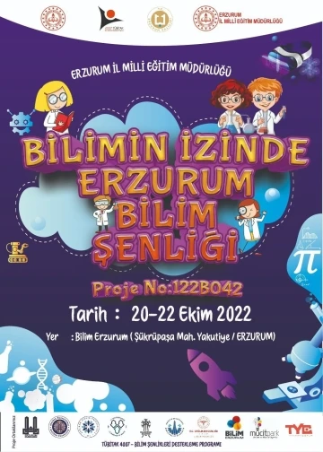 Erzurum Bilim Şenliği kapılarını açıyor
