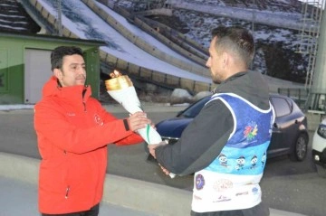 Erzurum’da 20. İşitme Engelliler Kış Olimpiyat Oyunları Meşalesi Yakıldı
