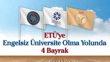 Erzurum Teknik Üniversitesi 4 Bayrak aldı
