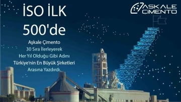 Erzurum’un Türkiye’ye attığı imza: Aşkale Çimento yine ilk 500’de
