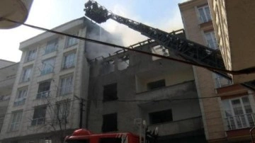 Esenyurt'ta metruk binada çıkan yangın üç binaya zarar verdi