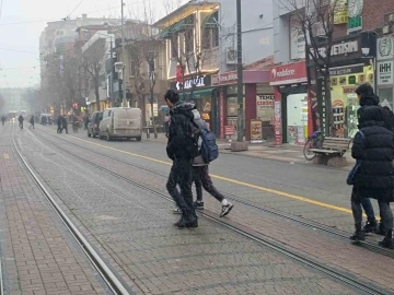 Eskişehir’de kar yağışı başladı
