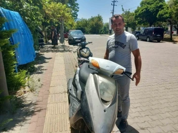 Fabrika önünden çalınan motosiklet bulundu
