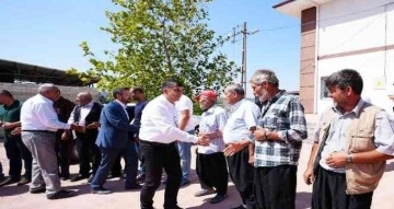 Fadıloğlu, Milletvekili Koçer ile birlikte kırsal mahalleleri ziyaret etti