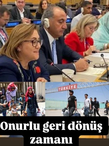 Suriyelilerin onurlu geri dönüşleri için gerekenler yapılıyor.