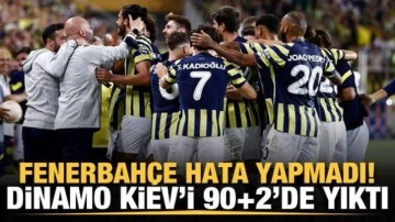 Fenerbahçe 3 puanı 90+2'de kurtardı