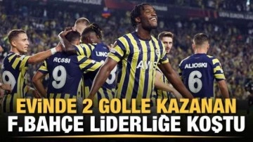 Fenerbahçe liderliğe yükseldi