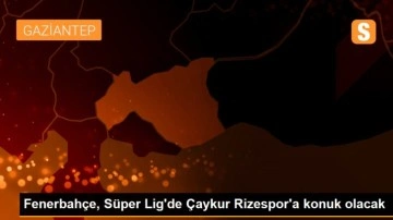 Fenerbahçe, Süper Lig'de Çaykur Rizespor'a konuk olacak