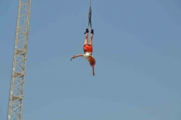 Fethiye’de "bungee jumping" heyecanı