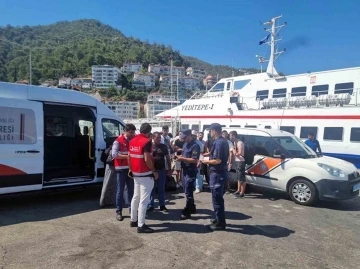 Fethiye-Marmaris feribotun düzensiz göçmenler yakalandı
