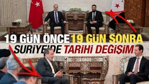 Fidan ile Şara, Esed ve Arakçi’nin 19 gün önce görüştüğü yerde bir arada