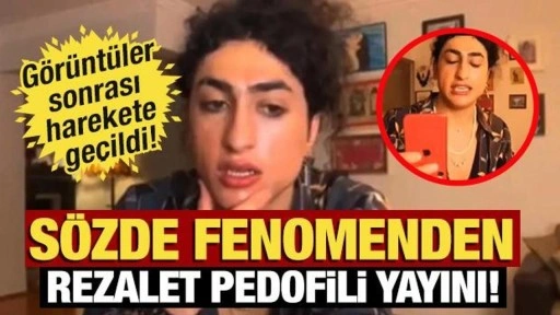 Gaga Bulut'tan rezalet pedofili yayını! Görüntüler sonrası harekete geçildi