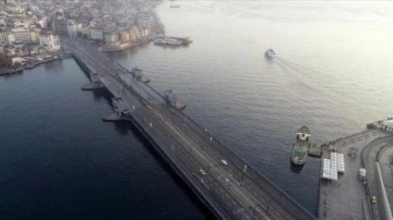 Galata ve Atatürk köprüleri gece araç trafiğine kapatılacak