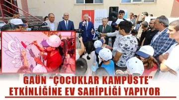 GAÜN “Çocuklar kampüste” etkinliğine ev sahipliği yapıyor