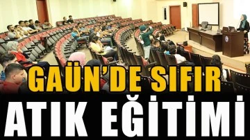 GAÜN’de sıfır atık eğitimi