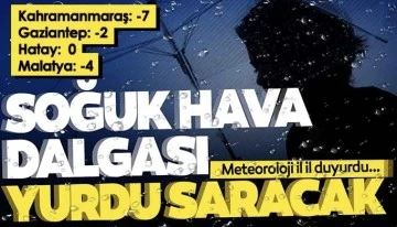 Gaziantep’e Mevsimin ilk kutup kökenli soğuk hava dalgası geliyor!