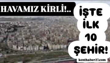 Gaziantep’in gizli düşmanı; “Hava kirliliği!” 