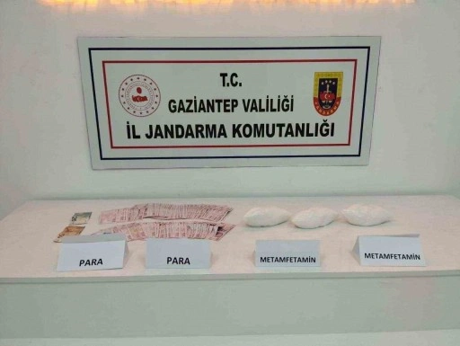 Gaziantep’te 1,5 kilo metamfetamin ele geçirildi