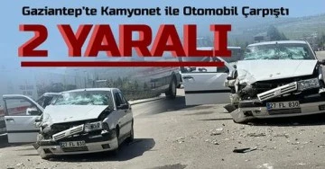 Gaziantep’te 2 araç çarpıştı: 2 Yaralı  