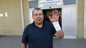 Gaziantep’te acemi kasaplar hastanelik oldu
