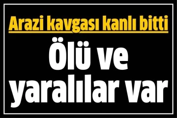 Gaziantep’te Arazi kavgası kanlı bitti: 2 ölü