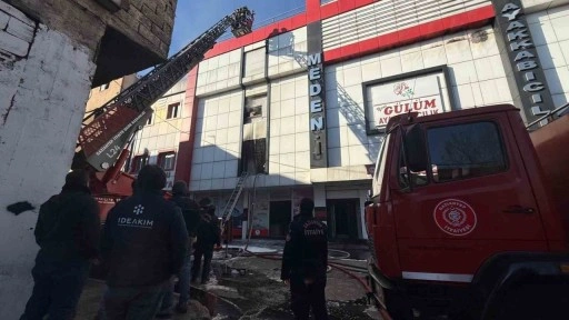 Gaziantep’te ayakkabı atölyesinde yangın