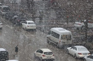 Gaziantep'te Beklenen Kar Yağışı Başladı