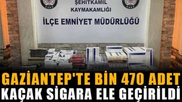 Gaziantep'te bin 470 adet kaçak sigara ele geçirildi