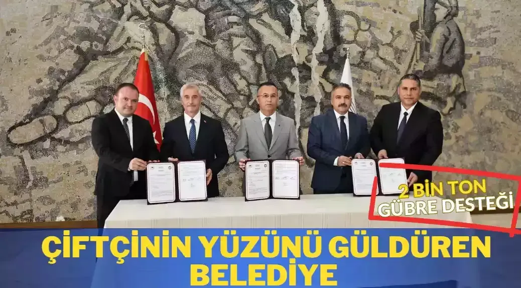 Gaziantep'te çiftçinin yüzünü güldüren belediye