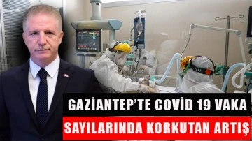 Gaziantep’te Covid 19 vaka sayılarında korkutan artış.