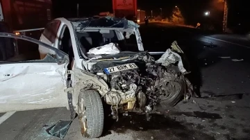 Gaziantep’te feci kaza: 1 ölü, 1 ağır yaralı
