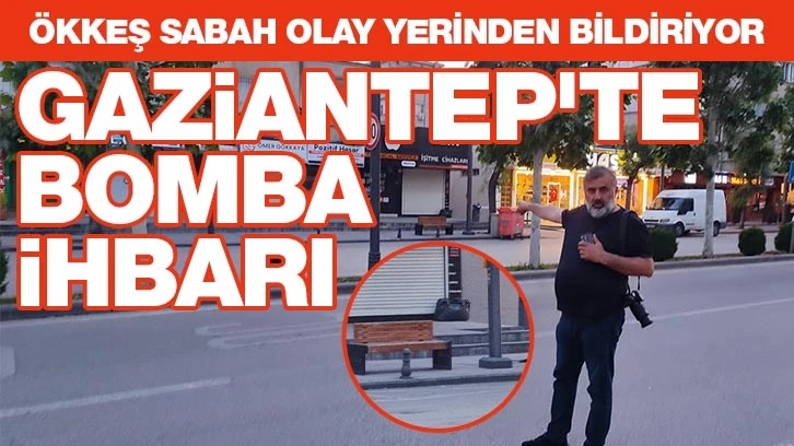 Gaziantep’te Fünye ile patlatılan şüpheli valiz korkuttu.