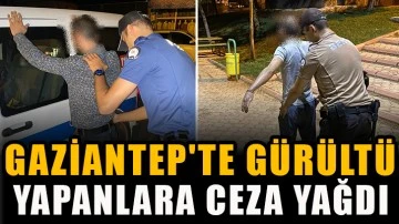 Gaziantep'te gürültü yapanlara ceza yağdı